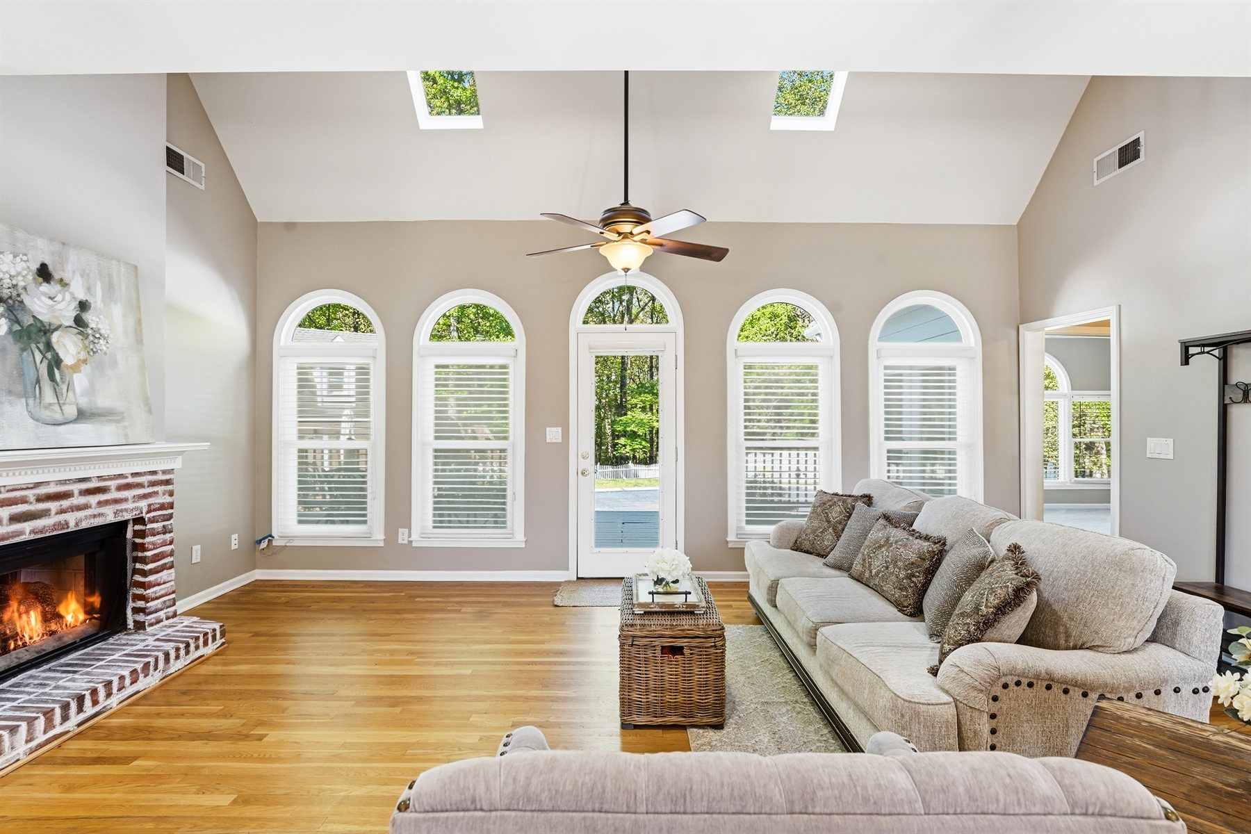 Original living room photo with fireplace